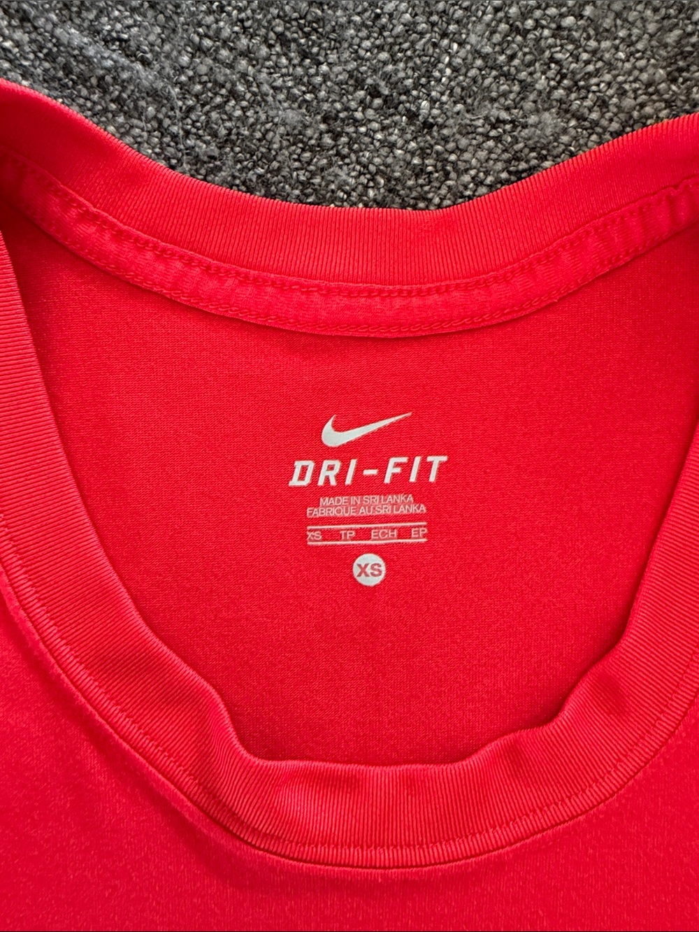Nike Red Women's Dri-FIT Athletic Tank Top - Picture 4 of 14
